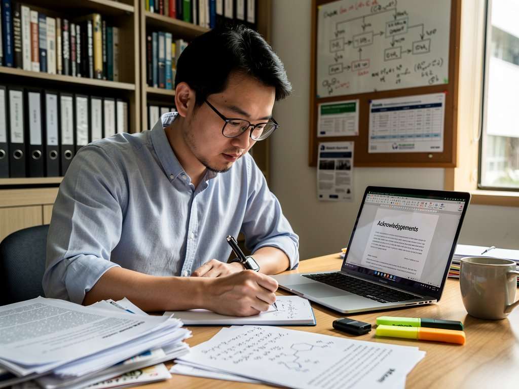 논문 감사의 글 작성 방법 및 필수 요소 설명