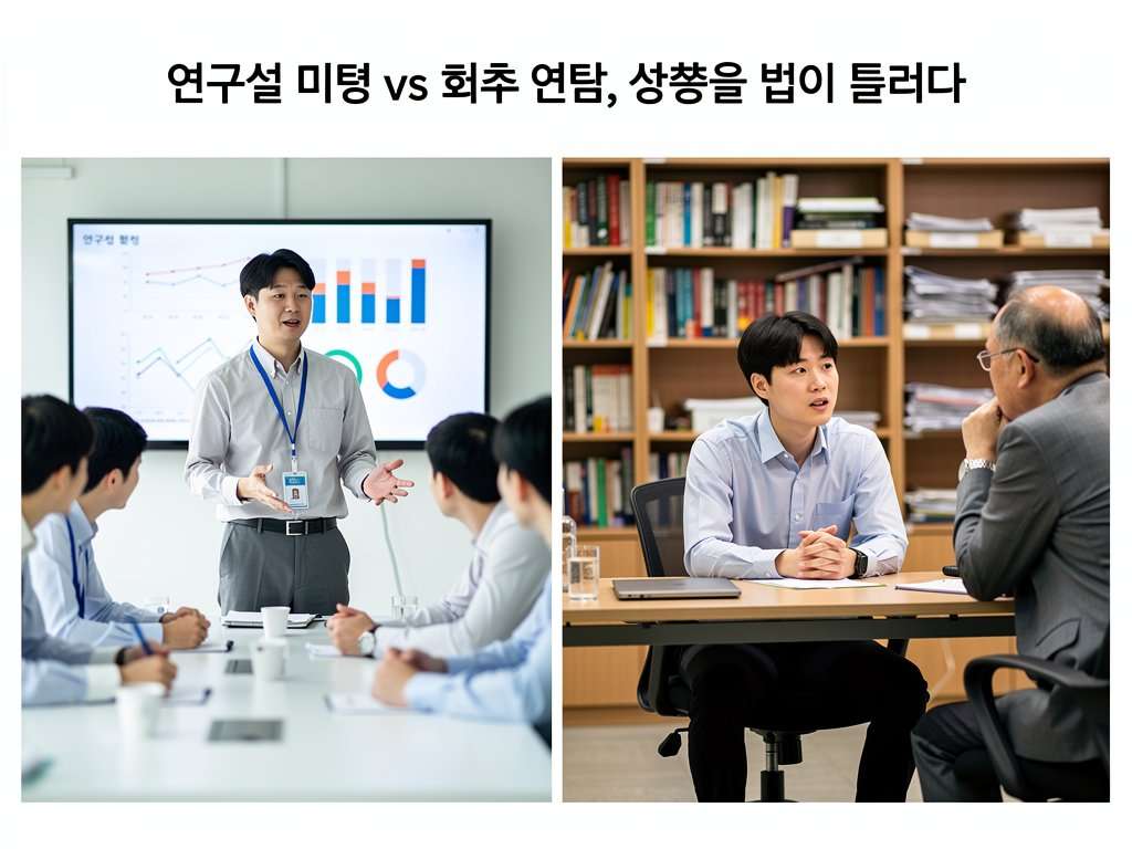 연구실 미팅 vs 교수 면담, 말하는 법이 다르다 이미지 1